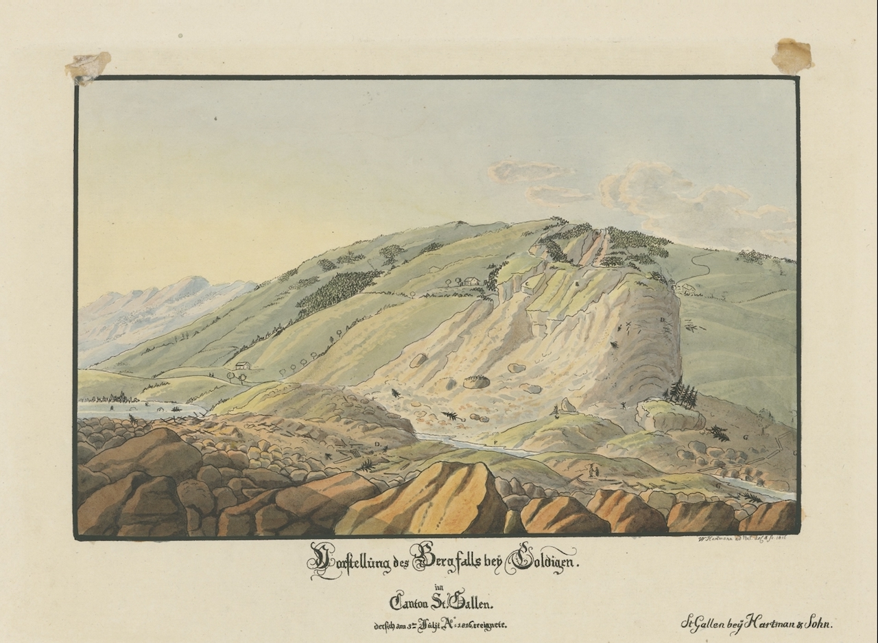 1816 Bergsturz Goldingen